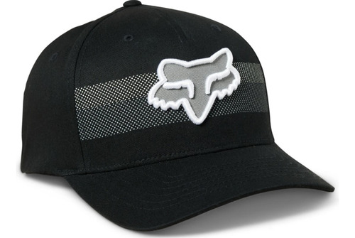 Gorra Efekt Flexfit Negra Moto Motocross Atv Fox Juri 