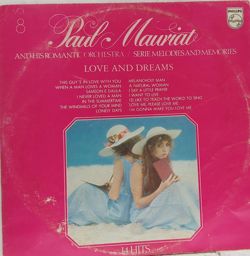 Lp Paul Mauriat  - Love And Dreams Vol. 8 - Pi068