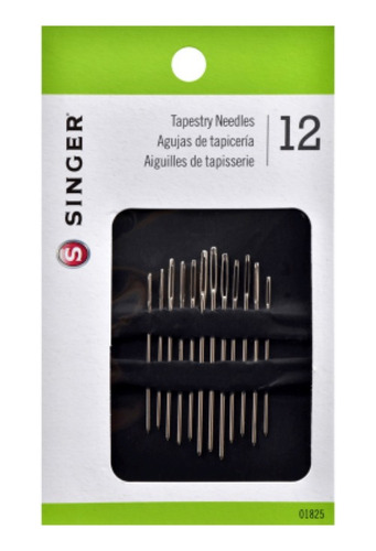 Set Agujas Tapicera Singer 12 Unidades Diferentes Medidas