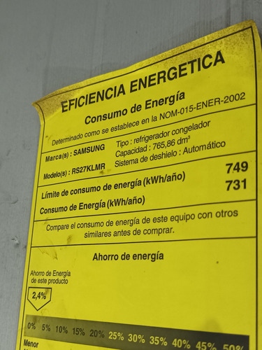 Cubierta De Evaporador Refrigerador Samsung Rs27klmr (Usado)