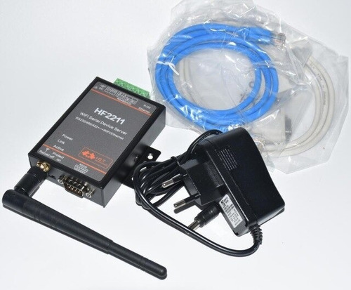 Imagen 3 de 3 de Conversor Rs485 Rs232 Rs422 A Ethernet Wifi Server Hf2211