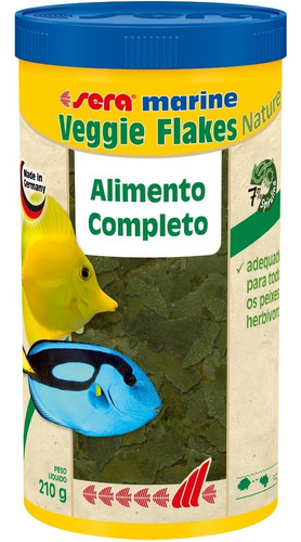 Racao Sera Veggie Flakes Nature 210g