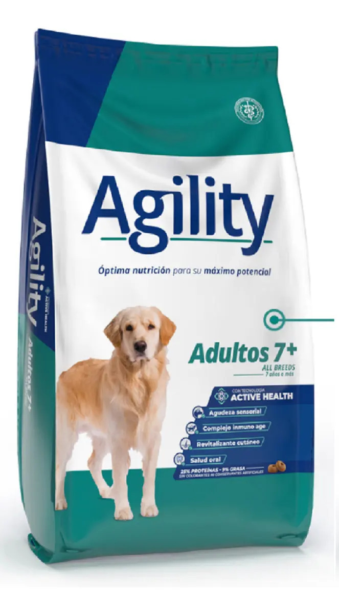 Agility Premium Perro Adulto Senior +7 Años X 15 Kg