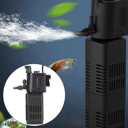 Bomba De Filtro Sumergible Ultra Silenciosa 4 En 1 De Agua P