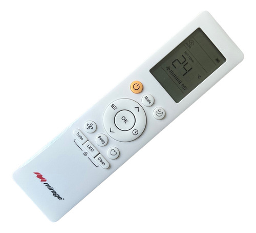 Control Compatible Con Aire Mirage Midea Rg10b Rg10a Elf121t