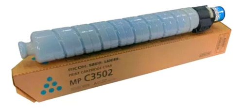 Toner Ricoh Mp C3502 Cyn 841738 Tinta Cian
