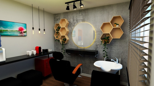 Imagem 1 de 10 de Projeto 3d De Interiores E Móveis Planejados