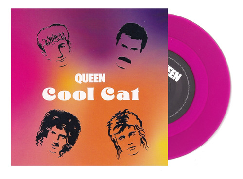Queen Cool Cat Rsd 2024 / 07 Pulgadas Rosa Pink Lp Vinyl