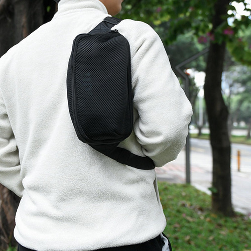 Bolsa Para Altavoz Portátil, Bolso Bandolera, Negro