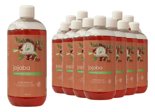 Shampoo De Jojoba Control De Grasa (500ml) 12 Pack
