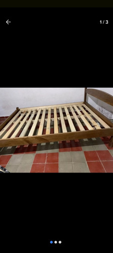 Cama De 2 Plazas De Madera Nueva