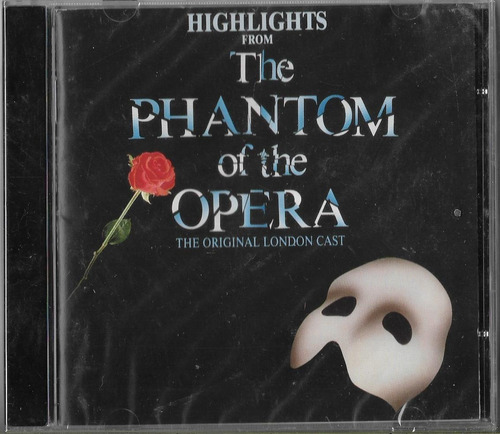 Highlights From The Phantom Of The Opera Cd Original Cast