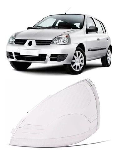 Lente Farol Clio 2003 2004 2005 A 2010 2011 2012 Esquerdo