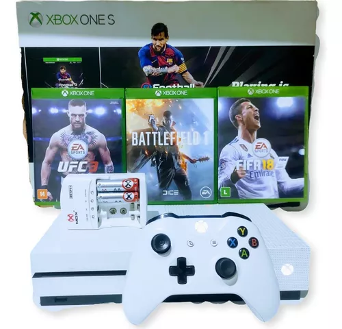 Xbox One S 1tb + Controle Xbox Series S + Jogo