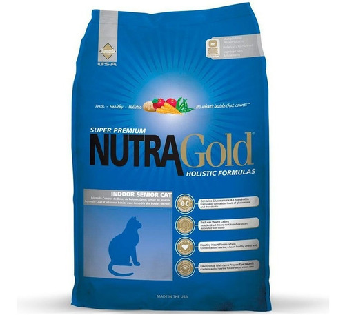 Nutra Gold Alimento Senior Cat 7kg / Catdogshop