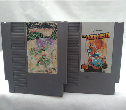 2 Juegos Turtles  Y The Goonies Ii Para Nintendo Nes 