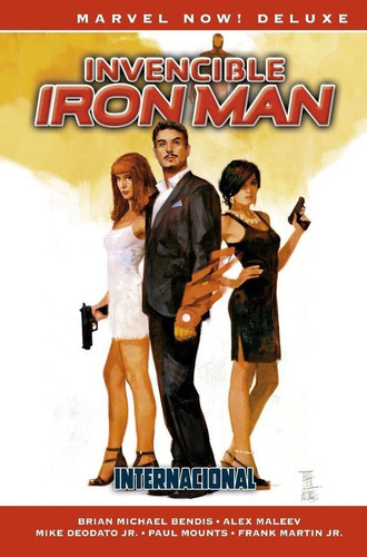 Marvel Now! Deluxe Invencible Iron Man. Internacional 2, De Bendis, Brian M.. Editorial Panini Comics, Tapa Dura En Español