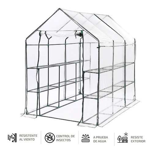 Imagen 2 de 8 de Invernadero Estructura Indoor Exterior Cultivo Plastico Uv