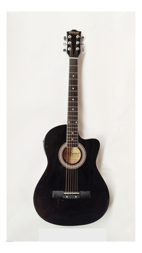 Guitarra electroacustica McCartney CG-851 para diestros negra