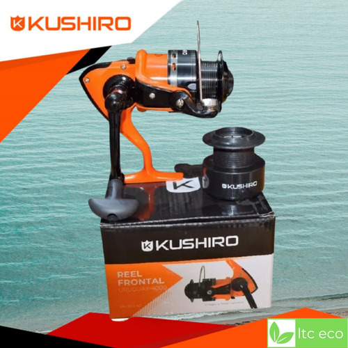 Imagen 5 de 10 de Reel De Pesca Frontal Pesca Variada Kushiro Rfuru40 Pez 5 Kg