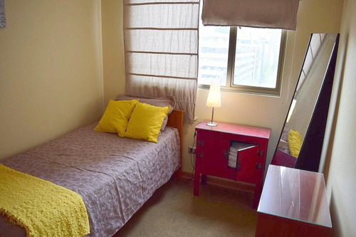 Arriendo Amoblado 2 Dorm 2 Baños - Bellas Artes, Stgo.