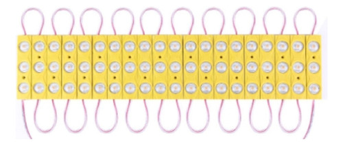 Módulo 3 Led Cld 3030smd 24v 20pcs Set Amarillo
