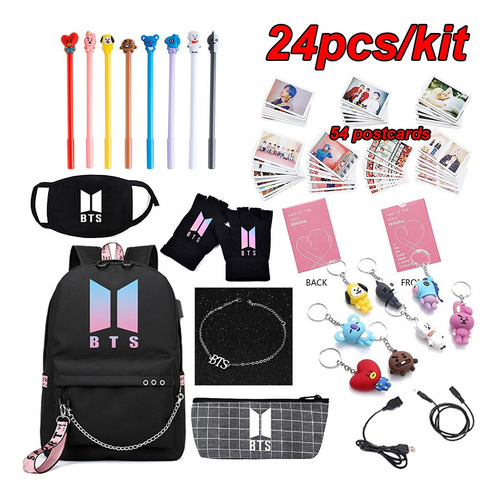 Bts Mochilas Maletas, Llavero Postal Bt21