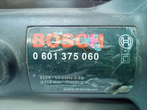 Amoladora Bosch 0601375060 700w Repuestos Cabezal Engranajes Piñon --