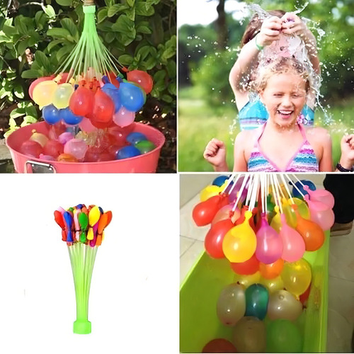 Kit Com 111 Balões D´água Guerrinha De Bexigas Water Balloon