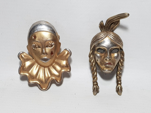 Imagen 3 de 9 de Antiguo Carnaval Pines Broches Cajita Lote X 5 Mag 58414