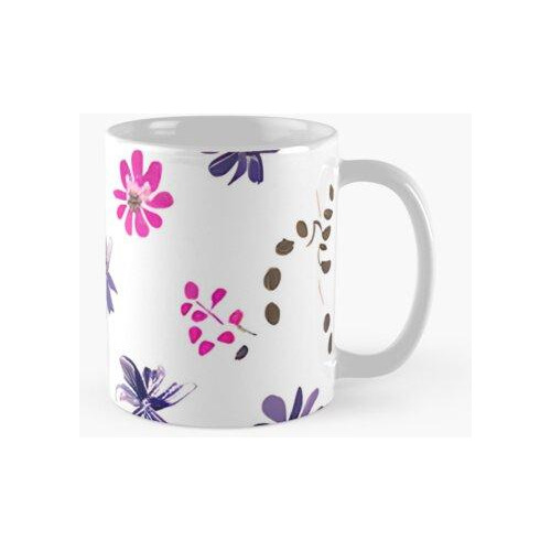 Taza Hermosos Patrones De Flores 11 Calidad Premium