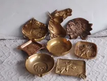 Comprar Antiguo Bronce Adornos Ceniceros Decoración Caballox Unidad 