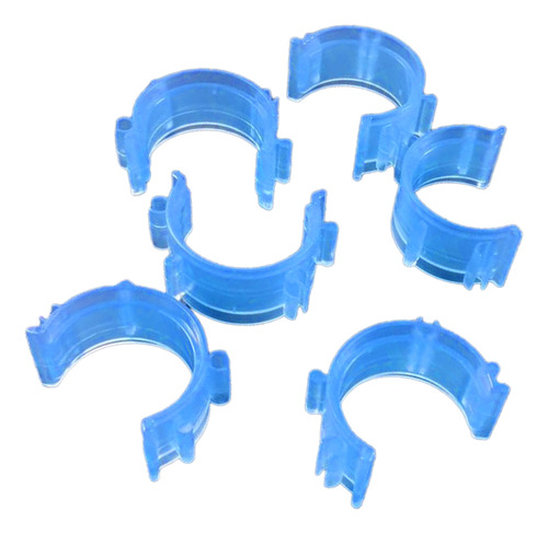 Abrazaderas De Bobina-50 Piezas De Clips Azul Los 2.5x1.2cm