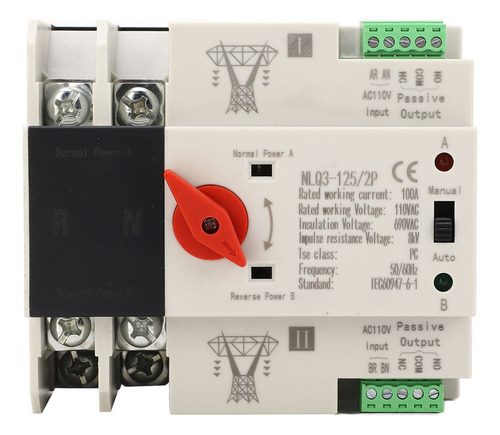 Chave De Transferência Automática De Dupla Potência Ac110v 1