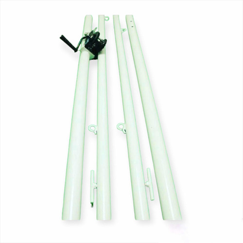 Postes Parales Voleibol Extraíbles Kit Malla + Balon Molten