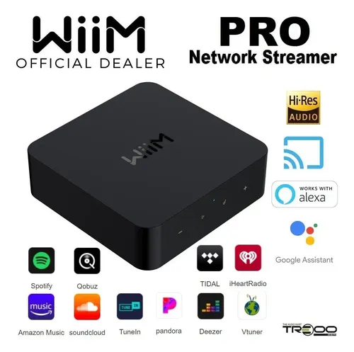 Wiim Pro Plus + Streamer Amplificador Controle Remoto Voz