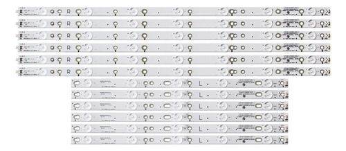 Kit 12 Barra De Led Compatível 50pug6102 Le50s5970 Le50u7970