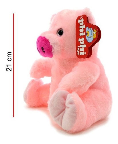 Imagen 2 de 6 de Títeres De Mano Títere León Peluche Vaca Tigre Suave Chancho