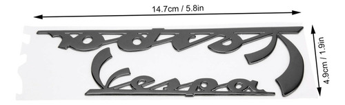 // Pegatina Emblema Calcomanía 3 Dimensiones Vespa Gts300