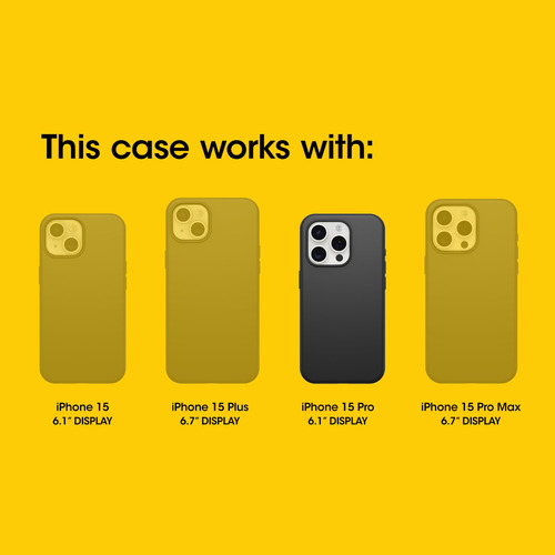 Funda Otterbox Defender Series Para iPhone 15 Pro, Color Negro