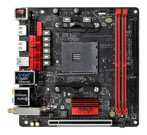Motherboard Asrock Fatal1ty Ab350 Gaming Itx/ac Am4 Ryzen Dm
