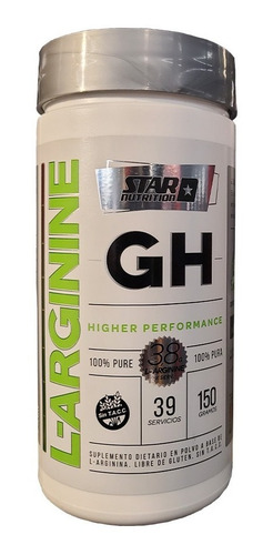 L-arginina Gh 150gr -aumento Y Recuperación - Star Nutrition