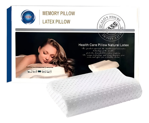 Almohada Viscoelastica Ortopedica Memory Pillow 50x30 Cm