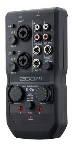 Imagen 2 de 10 de Interface Zoom U-24/240gl Interfaz Portatil Grabacion