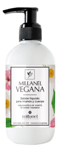 Jabón Líquido Para Manos Y Cuerpo Vegano Millanel Vegana