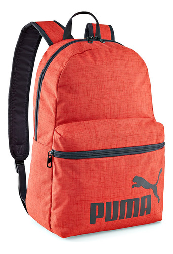 Mochila Escolar Puma 090118-02 Phase Backpack Iii Naranja 123-009 T3