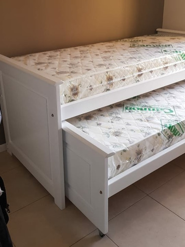 Cama Nido Doble Superpuestas Infantil O Juvenil De Madera La