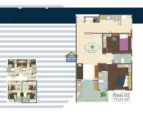 Imagem 12 de 14 de Apartamento No Coração Da Aviação - Vplt008