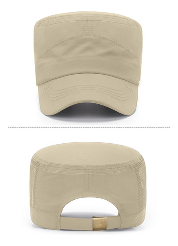 1 Pcs Gorra De Cadete De Malla Plana Ajustable Para Hombre