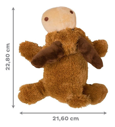 Imagen 2 de 8 de Kong Peluche Cozie Marvin Moosse Medium Juguete Perro-